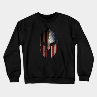 American Spartan Warrior Helmet Crewneck Sweatshirt